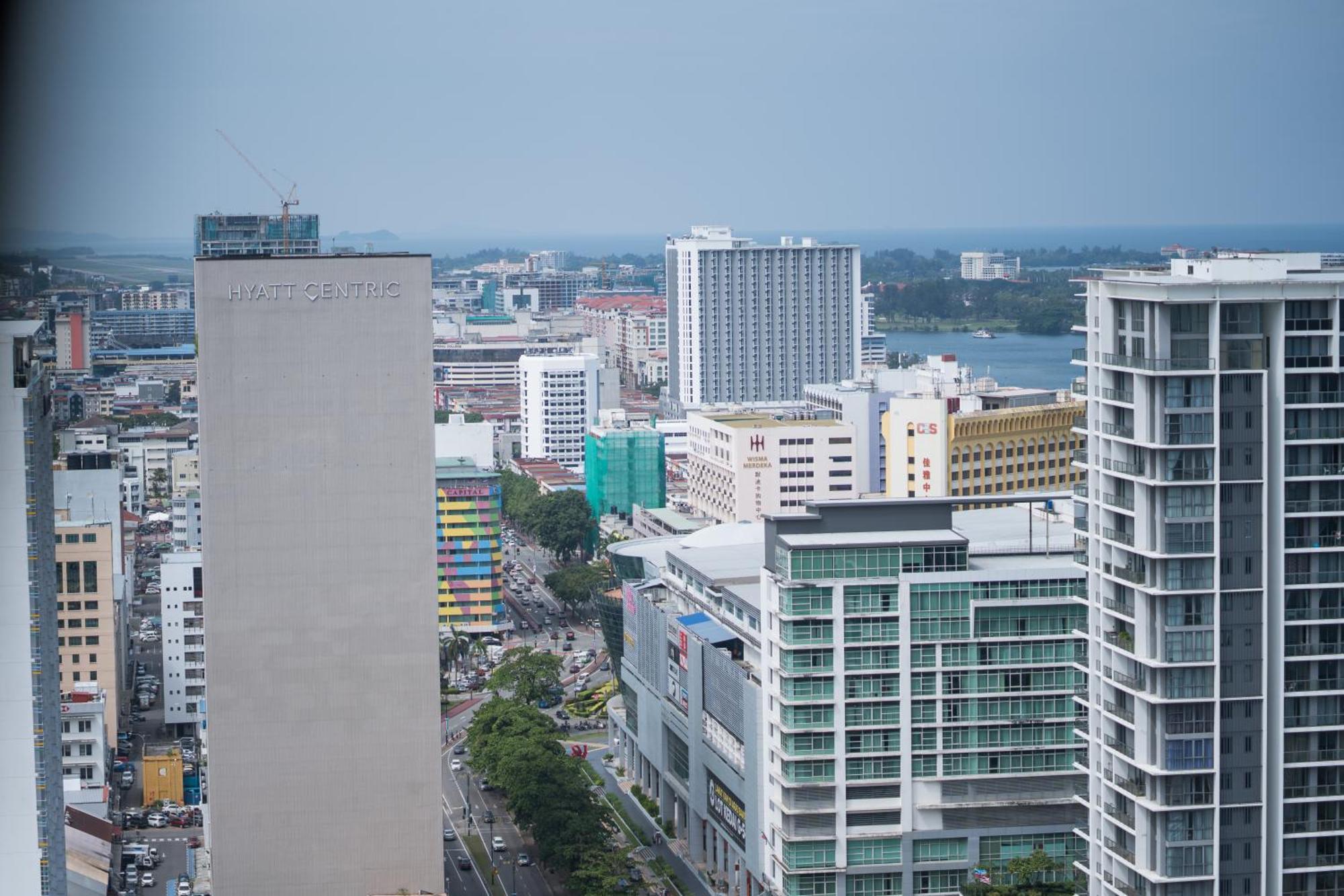 Petronella Suites Apartment @ Jesselton Quay Kota Kinabalu Eksteriør bilde