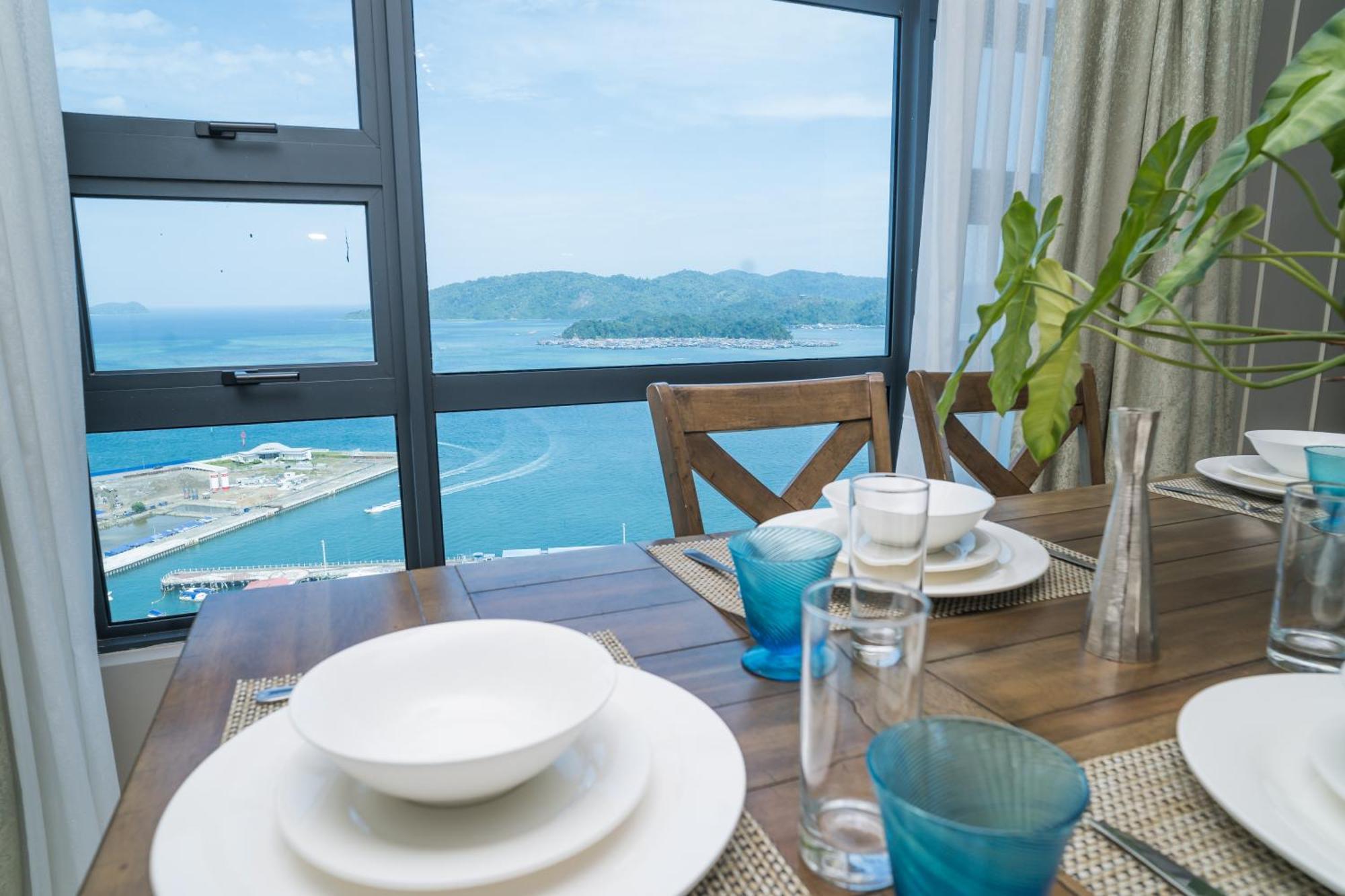 Petronella Suites Apartment @ Jesselton Quay Kota Kinabalu Eksteriør bilde